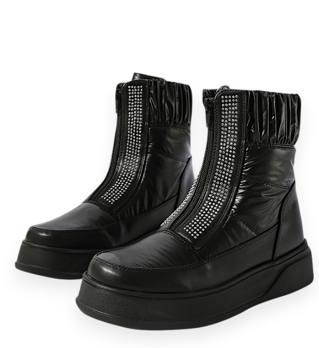 Zip-Up Boots