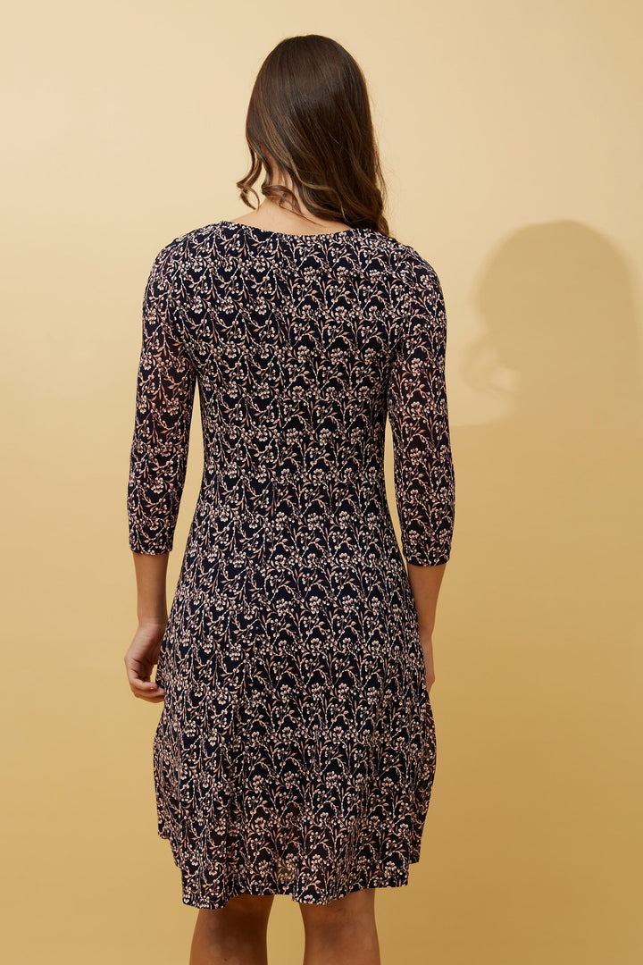 Floral Wrap-Effect Maxi Dress
