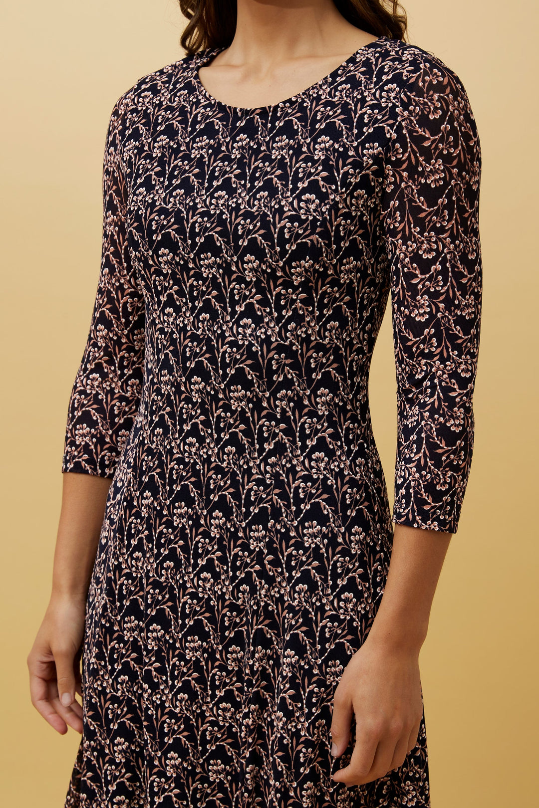 Floral Wrap-Effect Maxi Dress