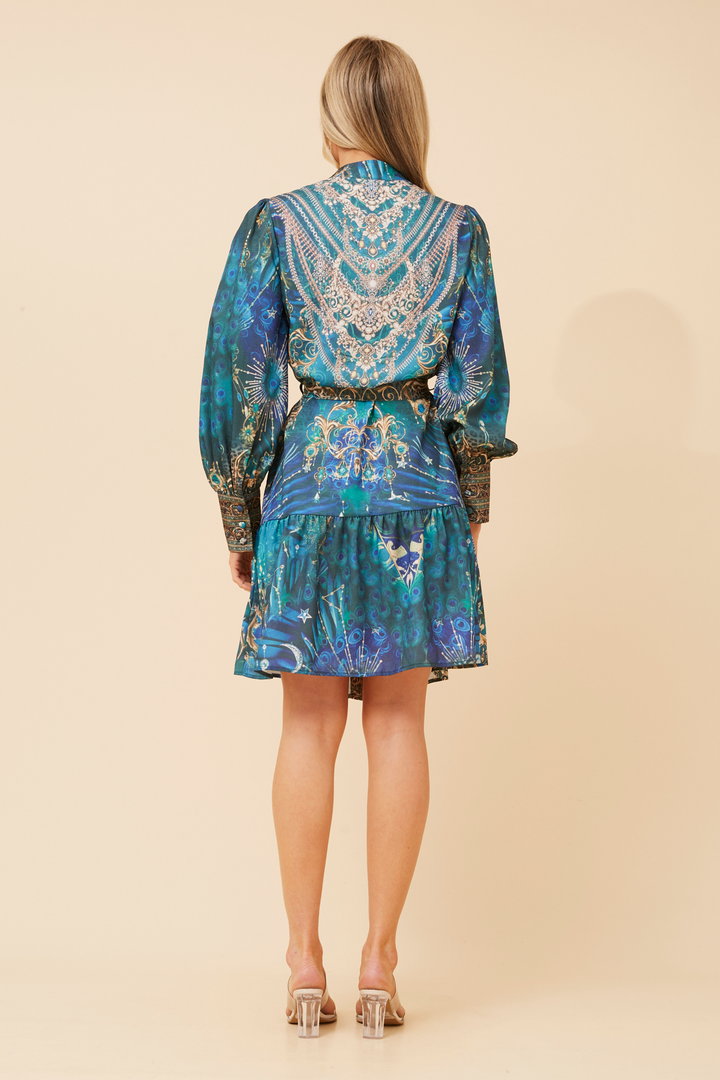 Blue Print Dress