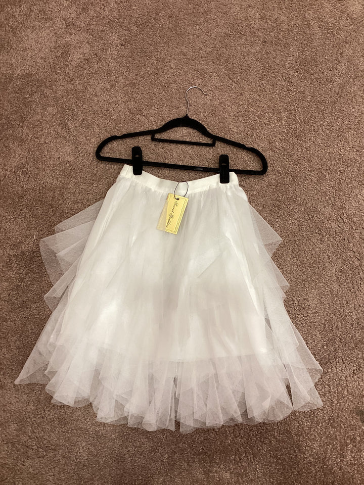 SKU 1682 - Black Tulle Short Skirt