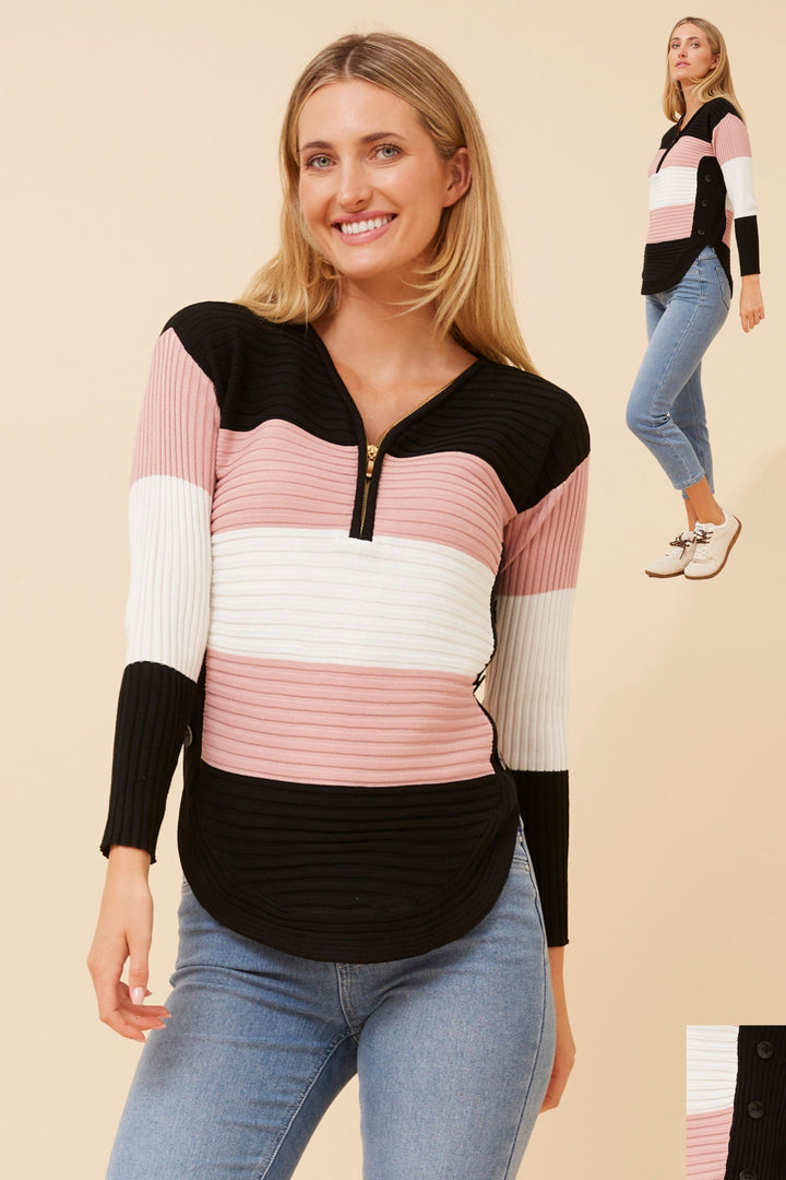 Printed Knit Top