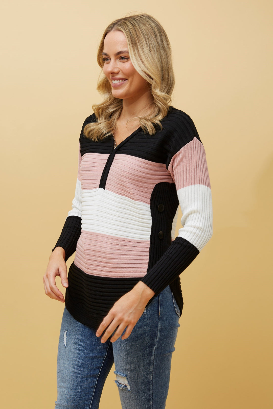 Printed Knit Top