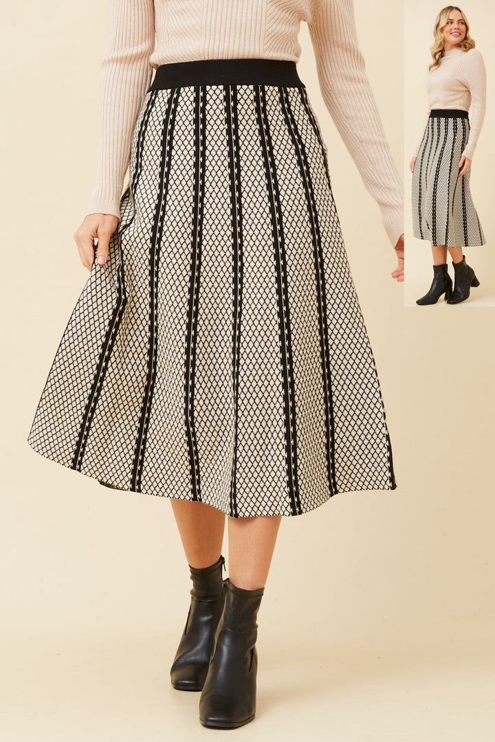 Knit Midi Skirt