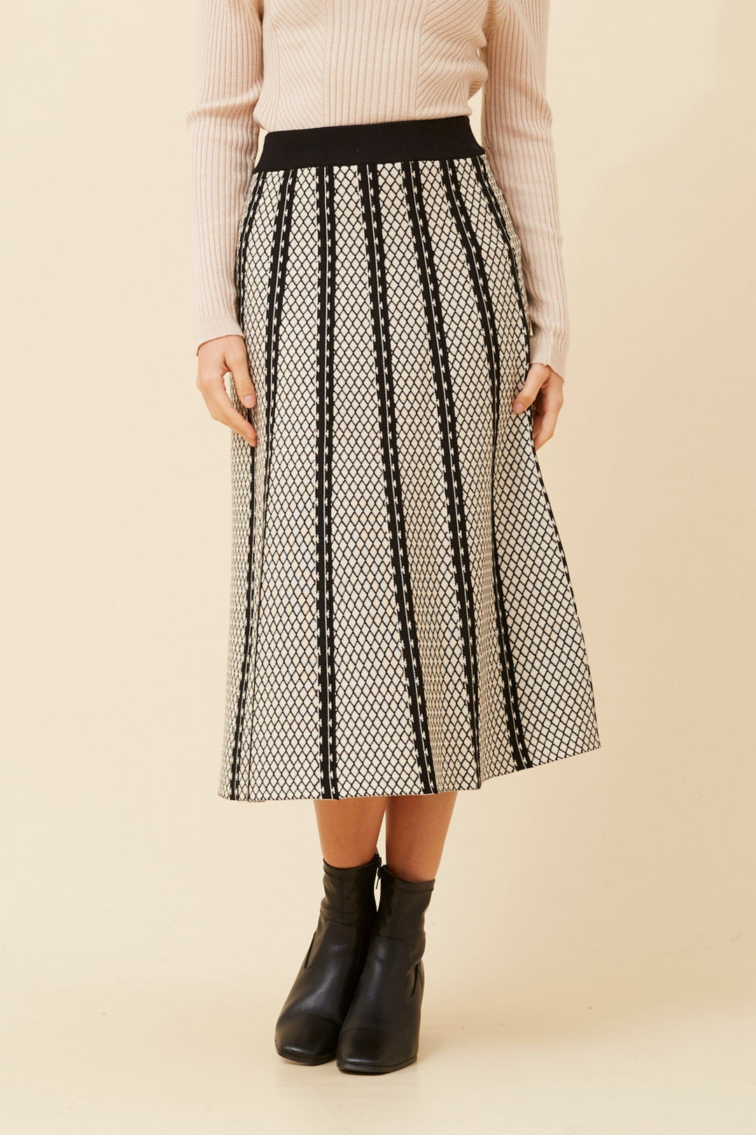 Knit Midi Skirt