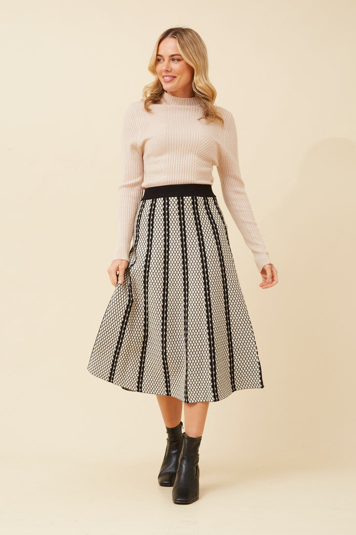 Knit Midi Skirt