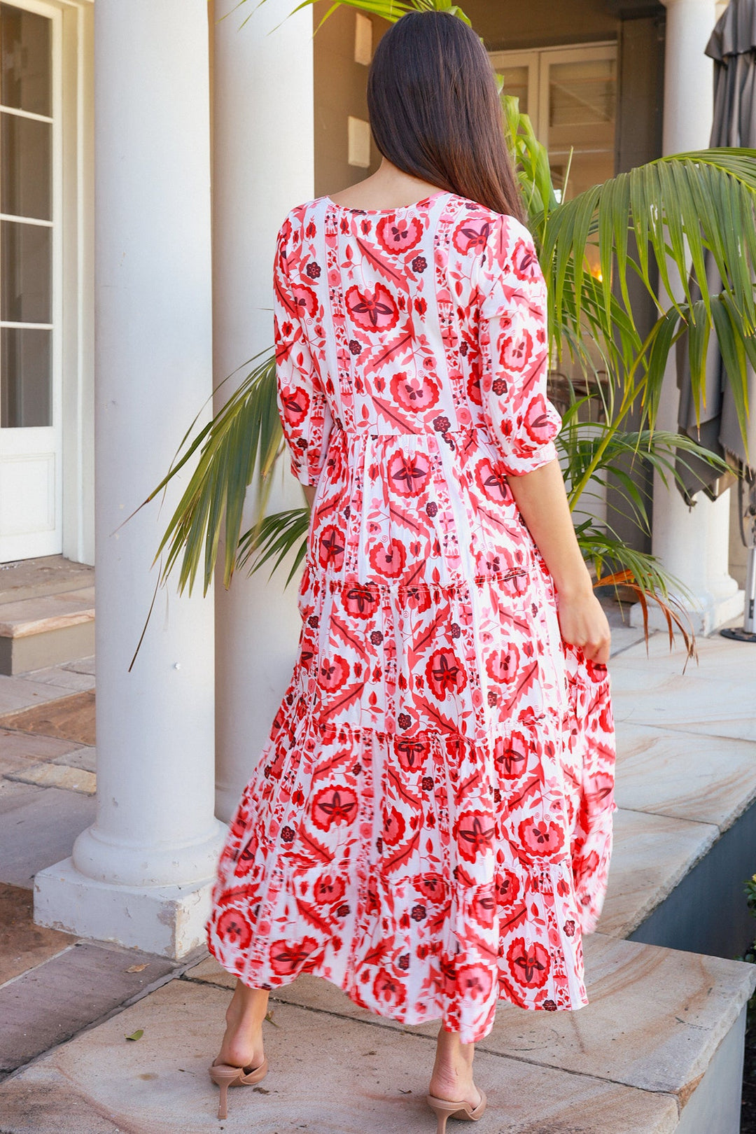 Shimona Dress Maruka Red