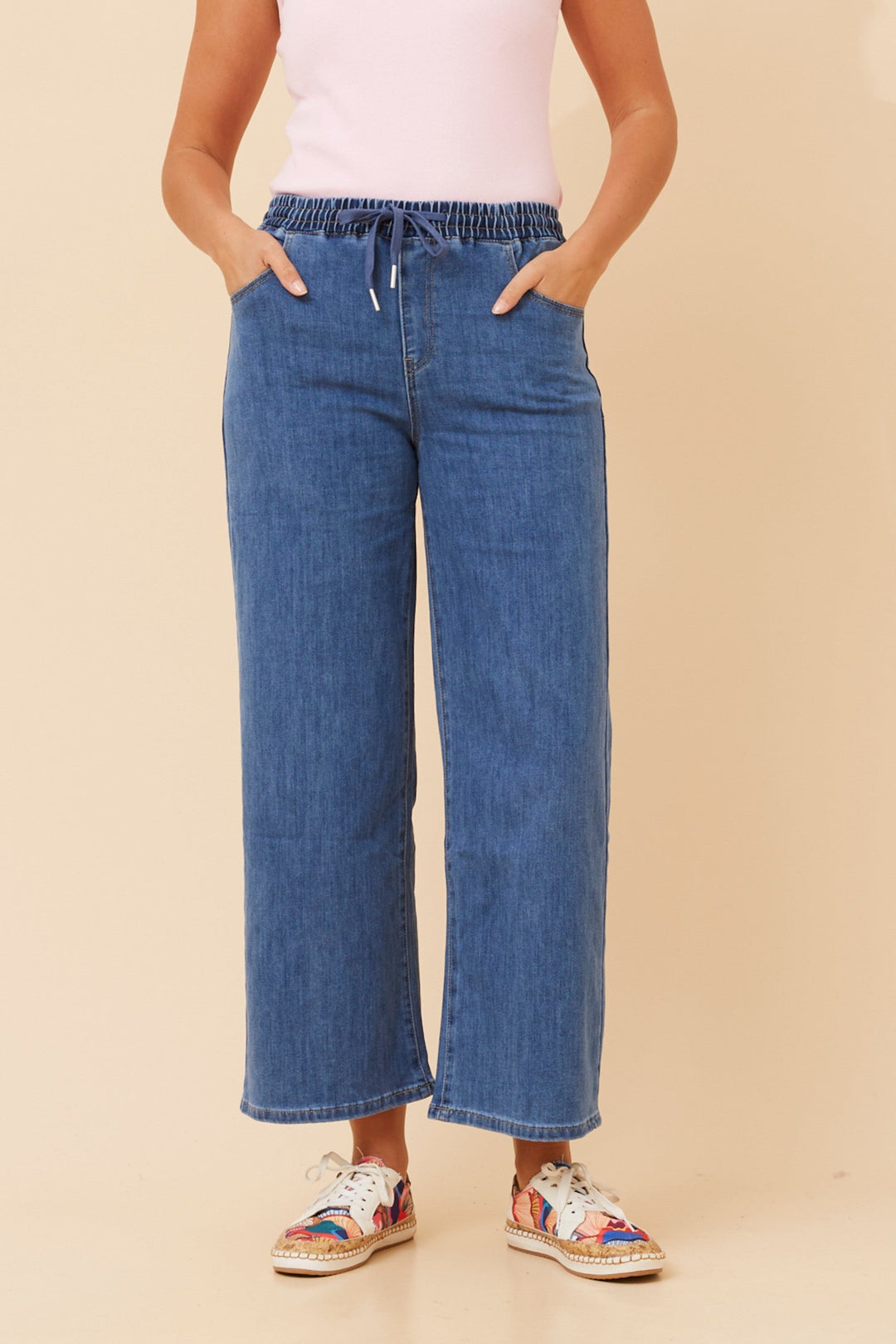 Mid Wash Denim Jeans