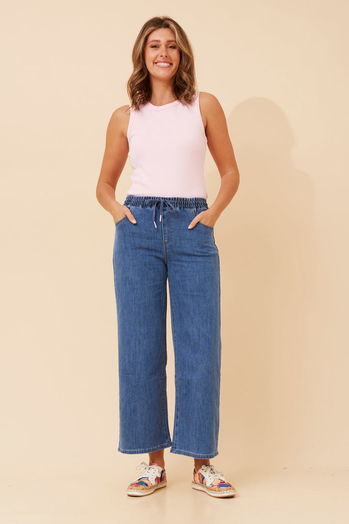 Mid Wash Denim Jeans