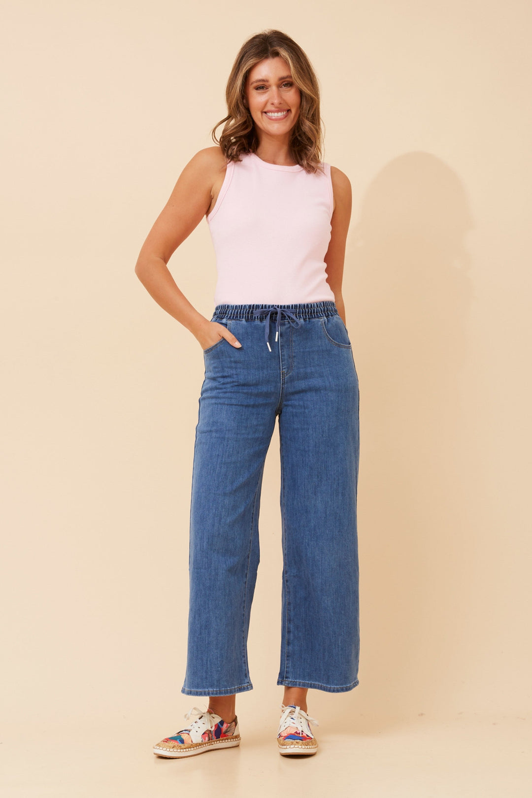Mid Wash Denim Jeans