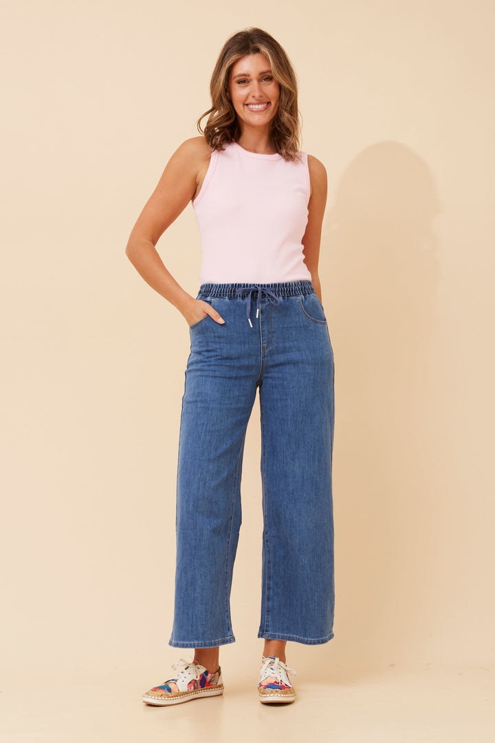 Mid Wash Denim Jeans