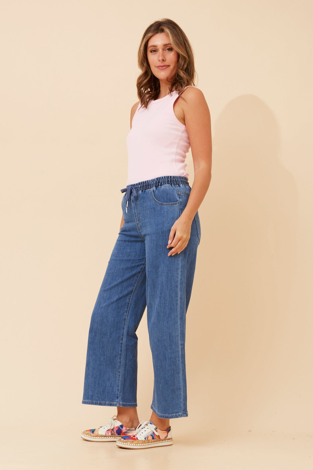 Mid Wash Denim Jeans