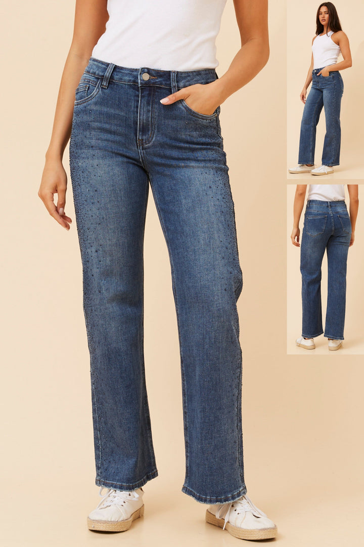 Dark Wash Denim Jeans