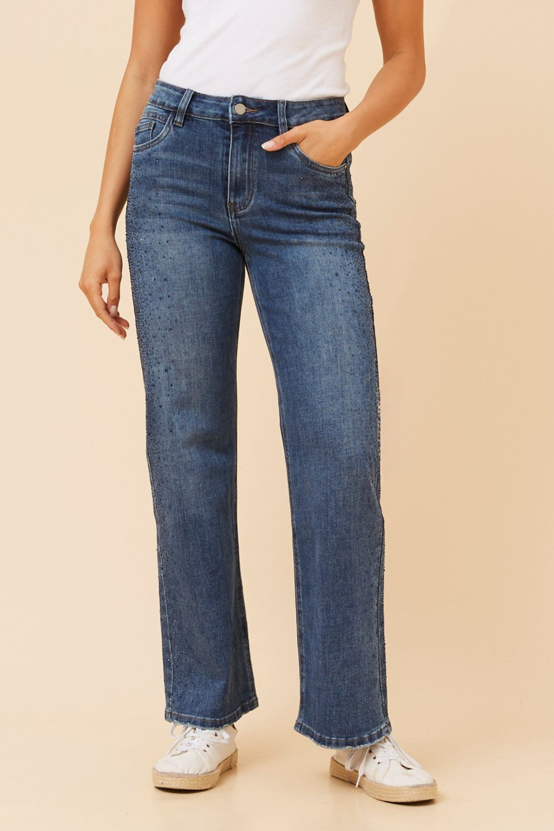 Dark Wash Denim Jeans