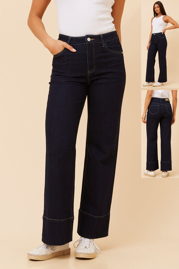 Classic Dark Denim Jeans