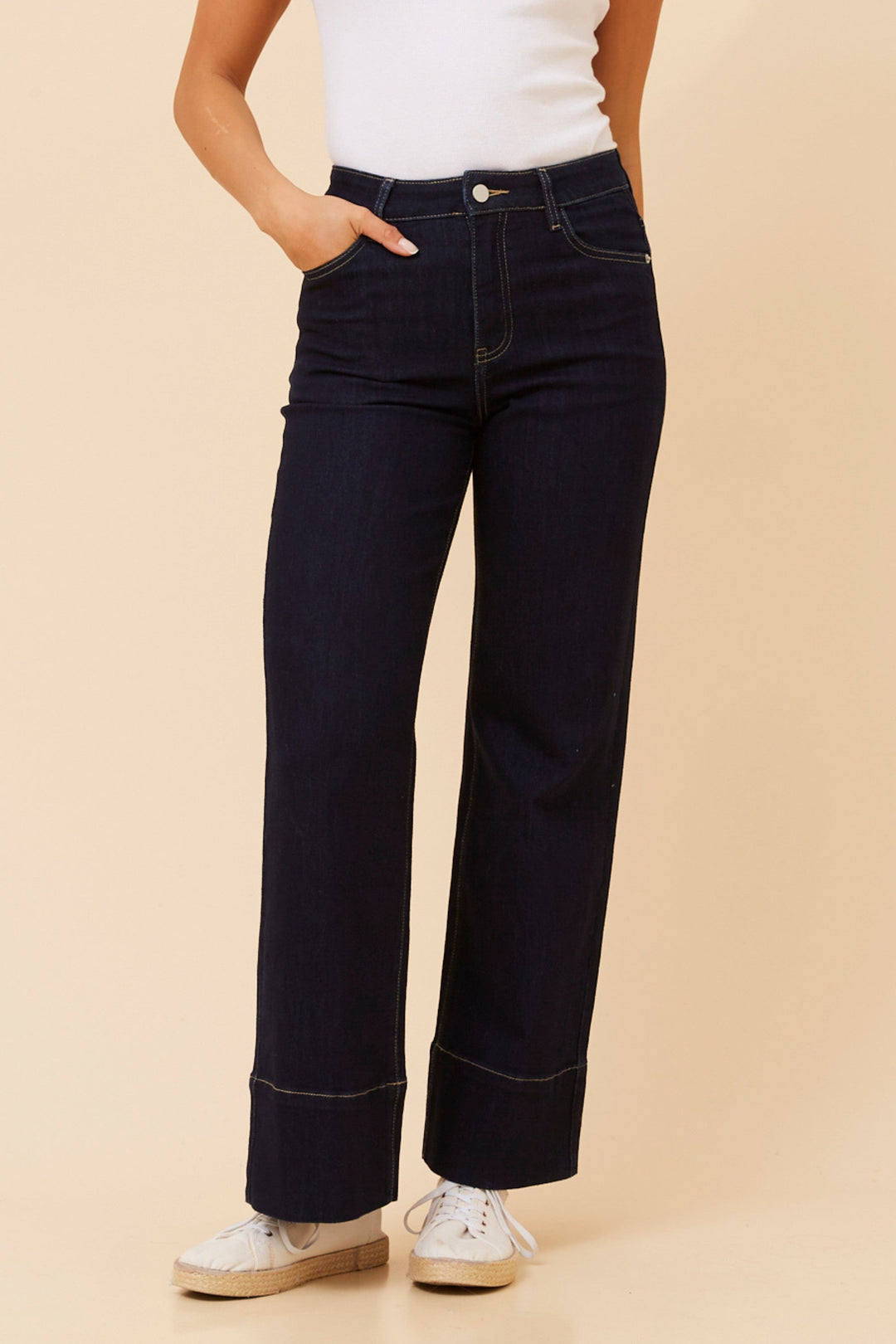 Classic Dark Denim Jeans