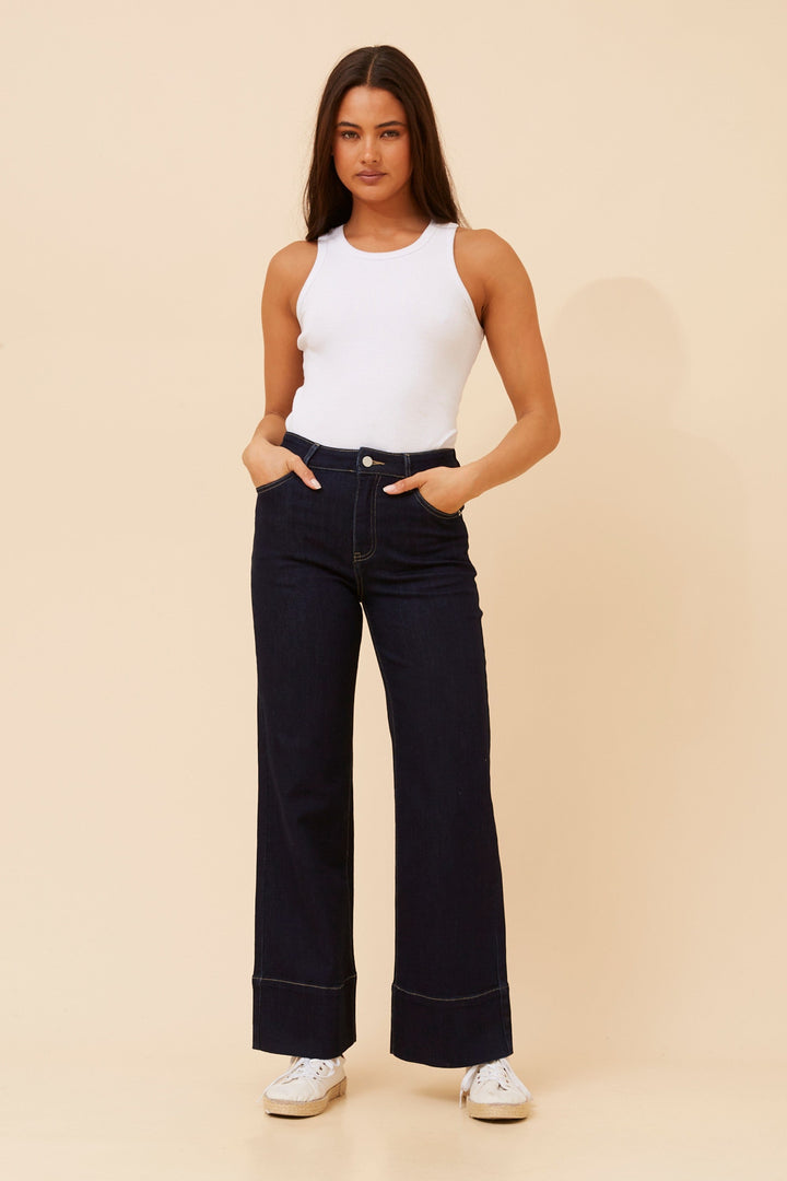 Classic Dark Denim Jeans