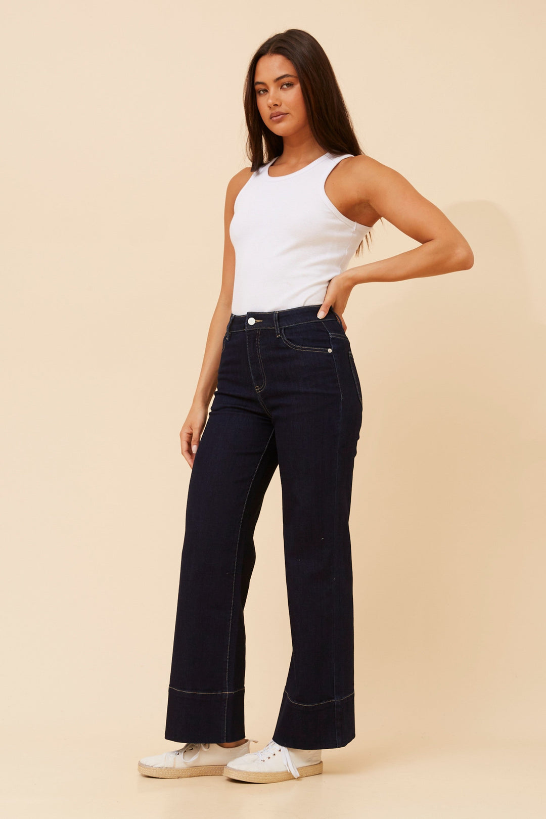 Classic Dark Denim Jeans