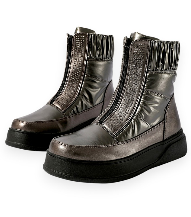 Zip-Up Boots