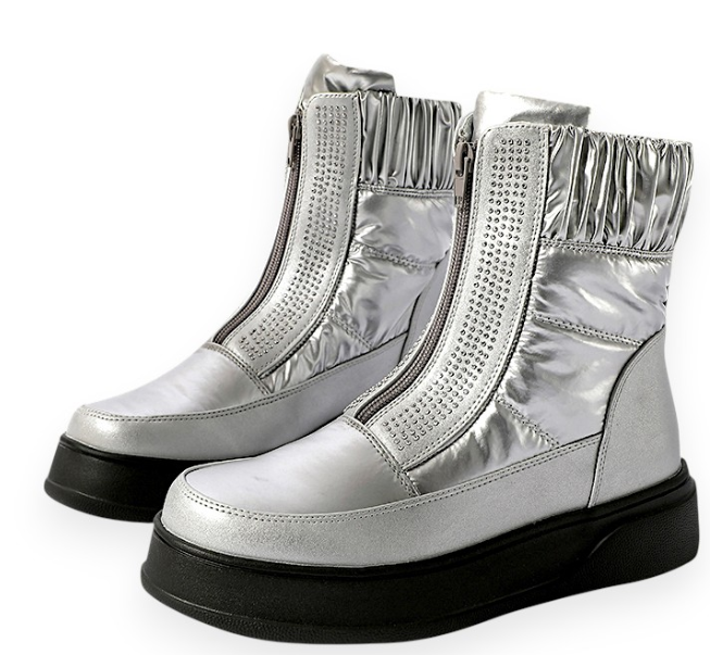 Zip-Up Boots