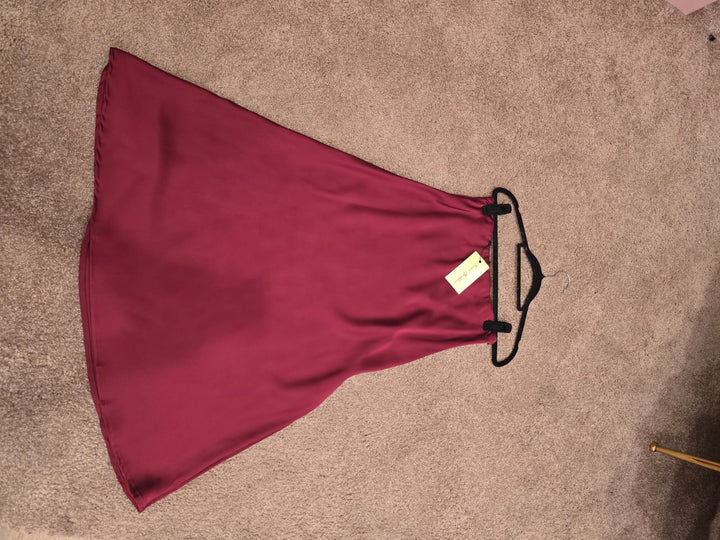 A-Line Satin Smooth Sleek Stunning Skirt