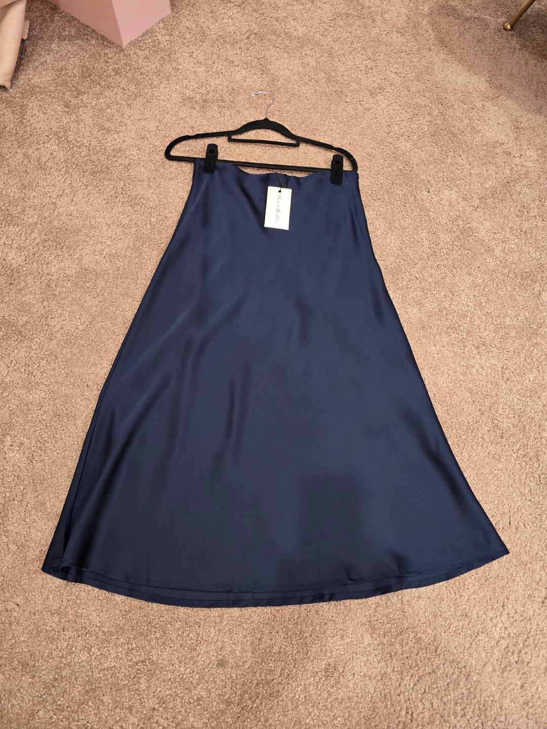 A-Line Satin Smooth Sleek Stunning Skirt