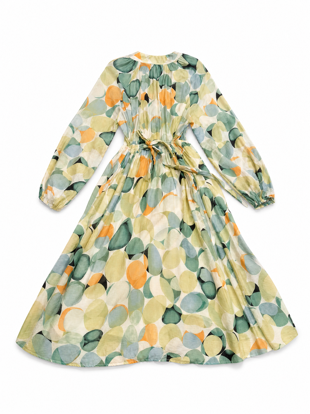 Sunny Girl green multi print maxi dress