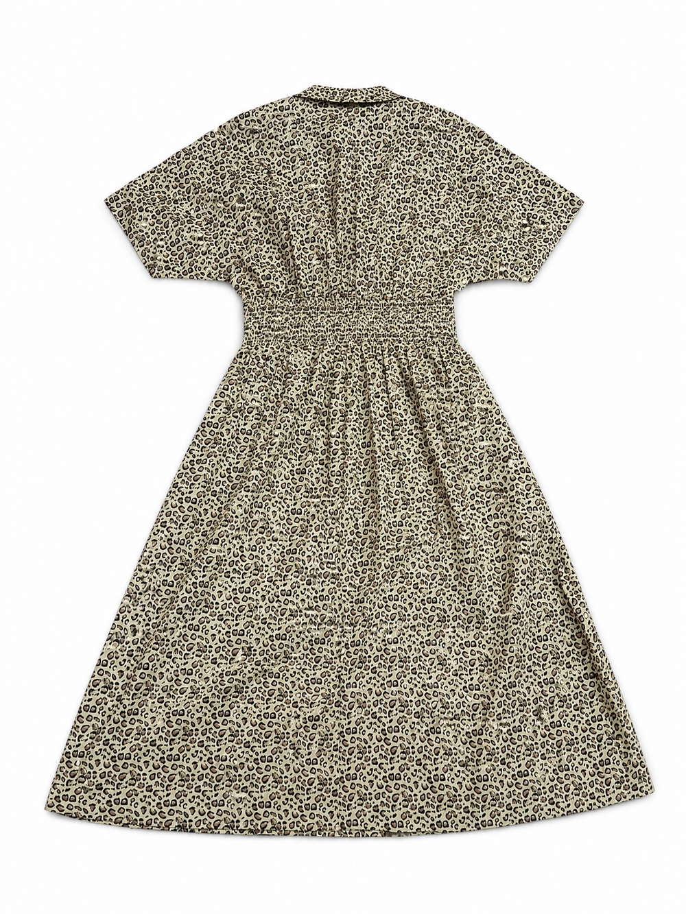 Sunny Girl leopard print shirt dress