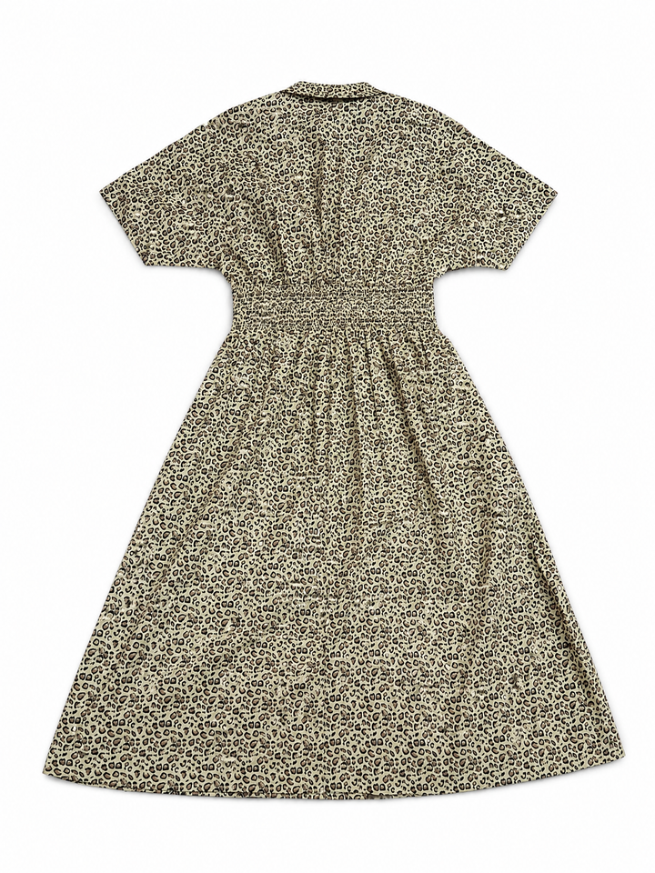 Sunny Girl leopard print shirt dress